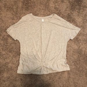 Front knot Tee